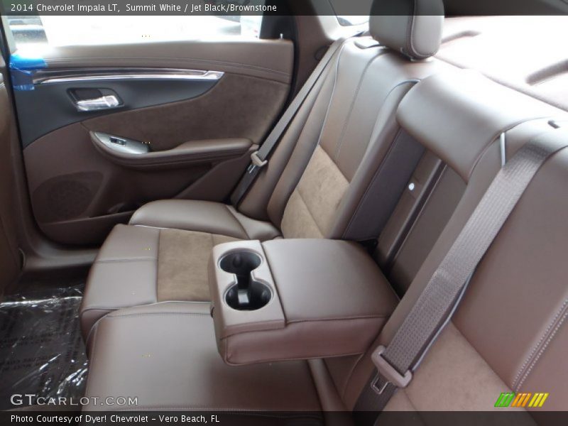Summit White / Jet Black/Brownstone 2014 Chevrolet Impala LT