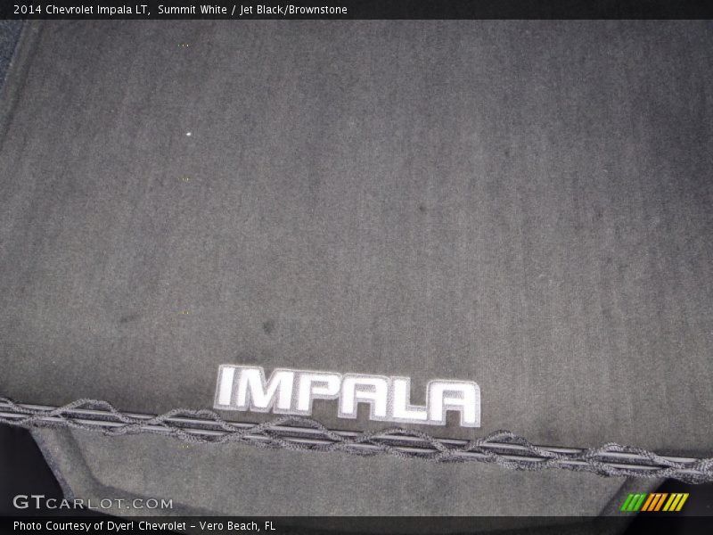 Summit White / Jet Black/Brownstone 2014 Chevrolet Impala LT