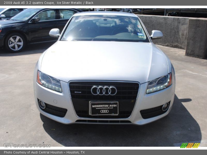 Ice Silver Metallic / Black 2009 Audi A5 3.2 quattro Coupe