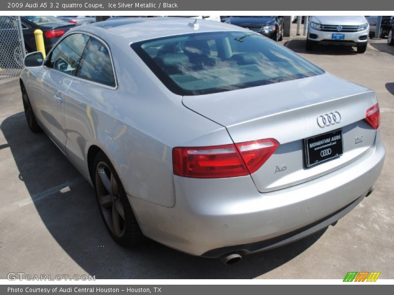 Ice Silver Metallic / Black 2009 Audi A5 3.2 quattro Coupe