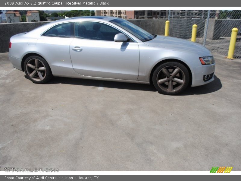 Ice Silver Metallic / Black 2009 Audi A5 3.2 quattro Coupe