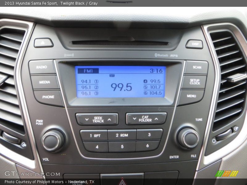 Twilight Black / Gray 2013 Hyundai Santa Fe Sport