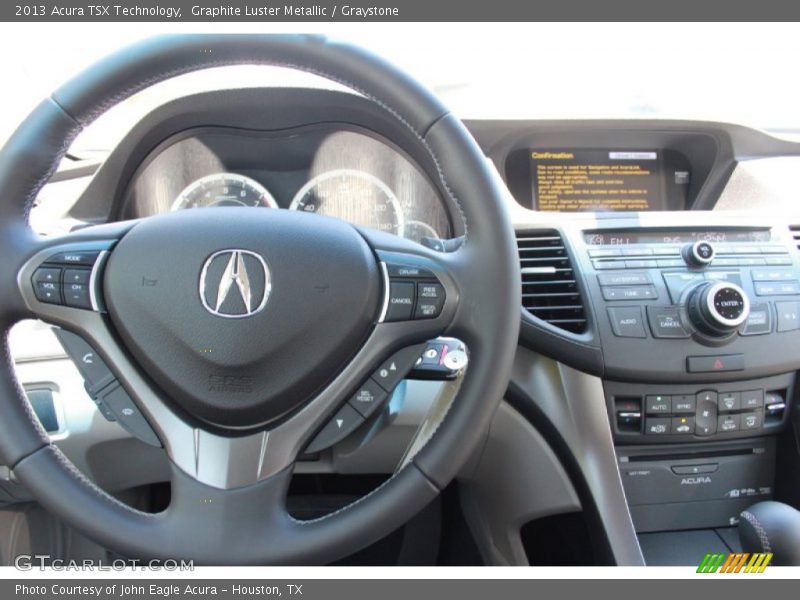 Graphite Luster Metallic / Graystone 2013 Acura TSX Technology