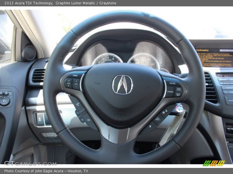 Graphite Luster Metallic / Graystone 2013 Acura TSX Technology