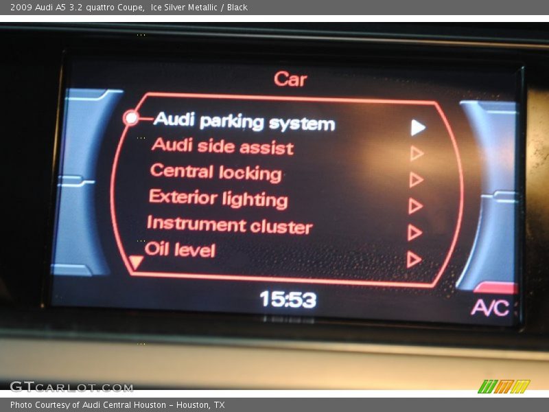 Ice Silver Metallic / Black 2009 Audi A5 3.2 quattro Coupe