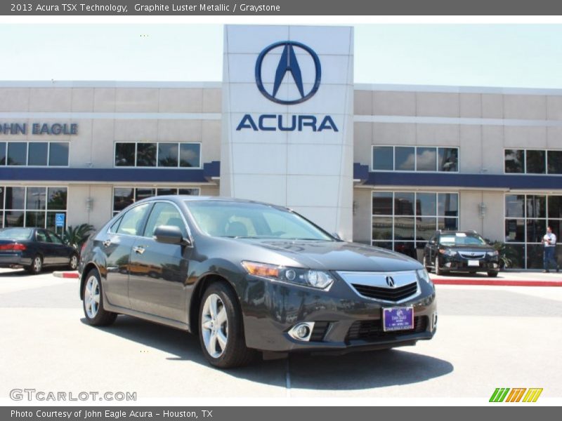 Graphite Luster Metallic / Graystone 2013 Acura TSX Technology