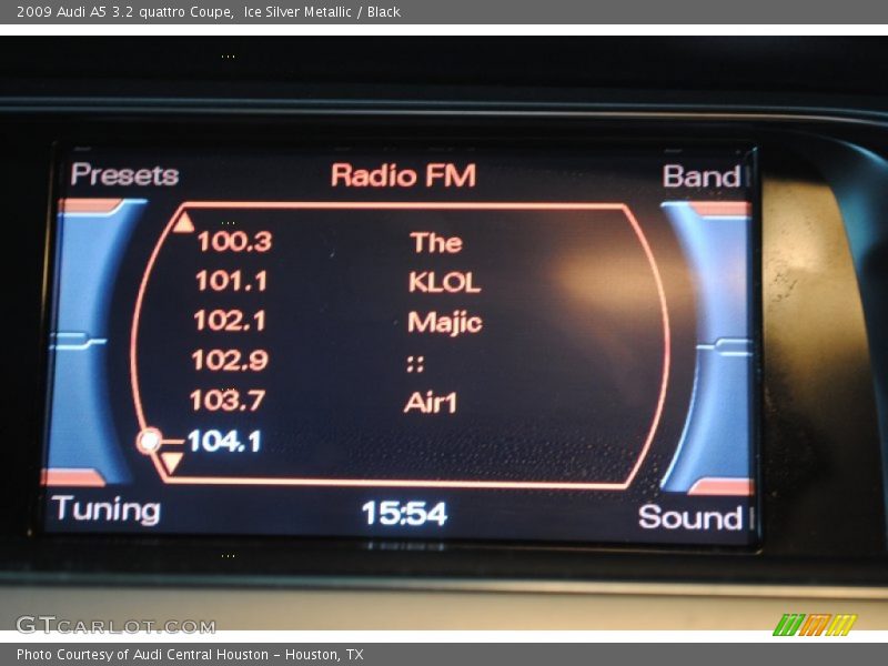 Ice Silver Metallic / Black 2009 Audi A5 3.2 quattro Coupe