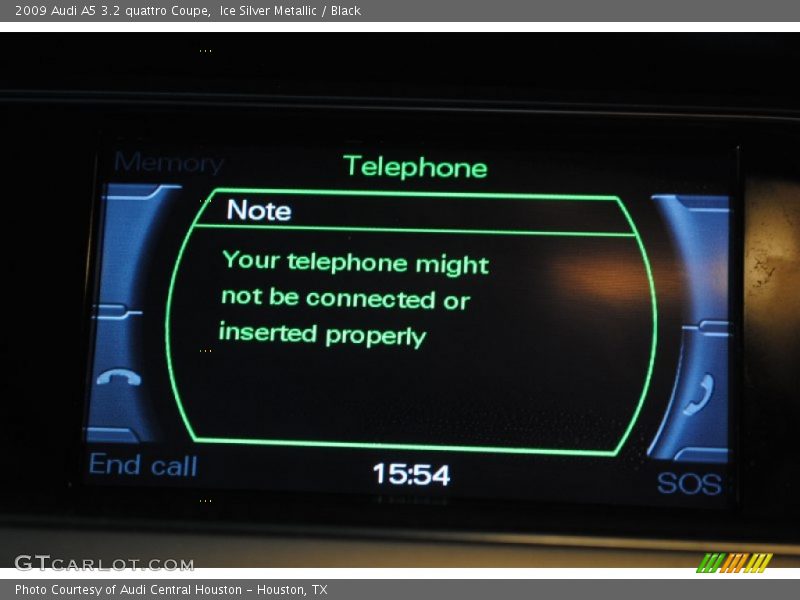 Ice Silver Metallic / Black 2009 Audi A5 3.2 quattro Coupe