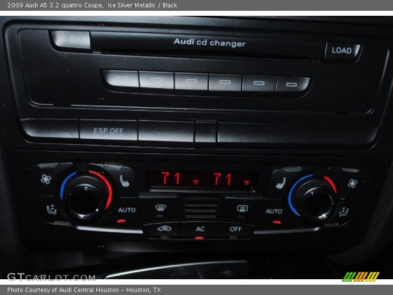 Ice Silver Metallic / Black 2009 Audi A5 3.2 quattro Coupe