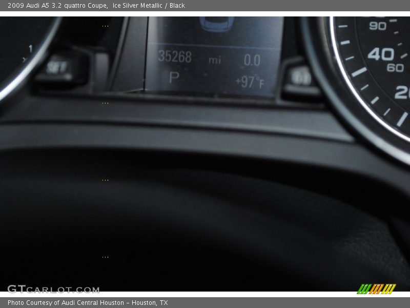 Ice Silver Metallic / Black 2009 Audi A5 3.2 quattro Coupe