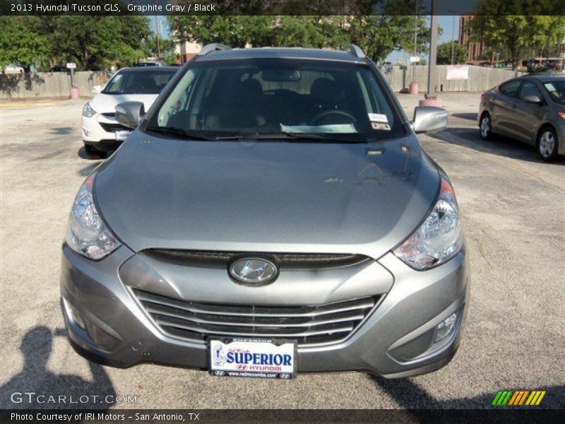 Graphite Gray / Black 2013 Hyundai Tucson GLS