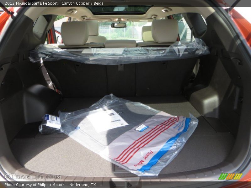 Canyon Copper / Beige 2013 Hyundai Santa Fe Sport