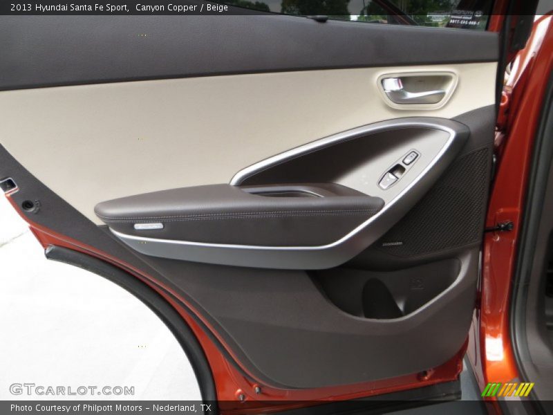 Canyon Copper / Beige 2013 Hyundai Santa Fe Sport