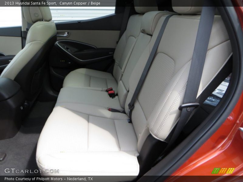 Canyon Copper / Beige 2013 Hyundai Santa Fe Sport