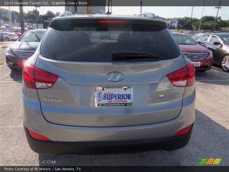 Graphite Gray / Black 2013 Hyundai Tucson GLS