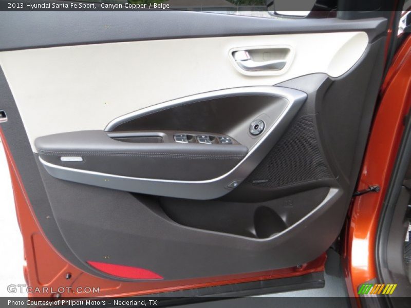 Canyon Copper / Beige 2013 Hyundai Santa Fe Sport
