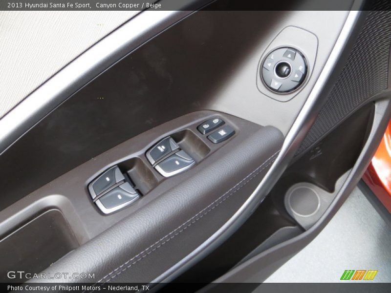 Canyon Copper / Beige 2013 Hyundai Santa Fe Sport