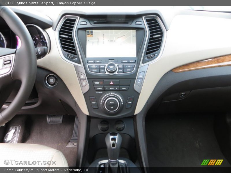 Canyon Copper / Beige 2013 Hyundai Santa Fe Sport