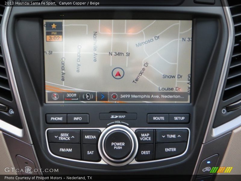 Canyon Copper / Beige 2013 Hyundai Santa Fe Sport