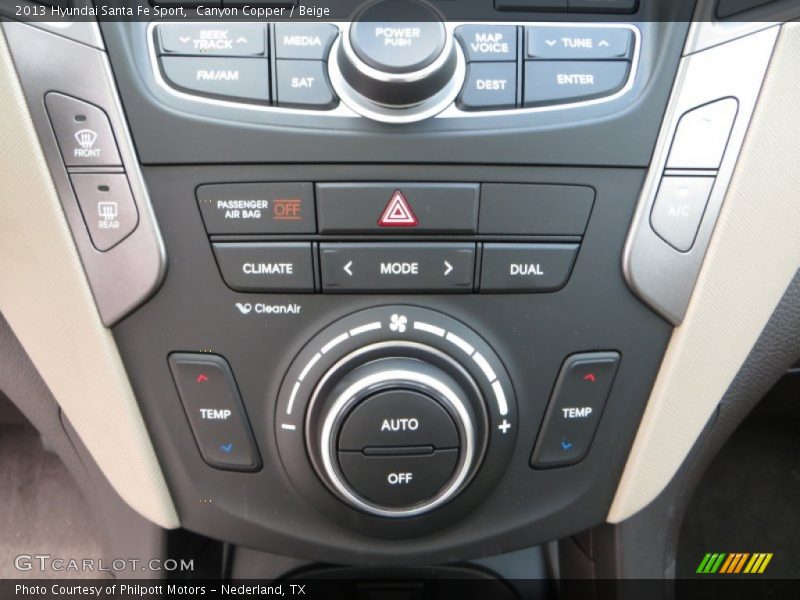 Canyon Copper / Beige 2013 Hyundai Santa Fe Sport