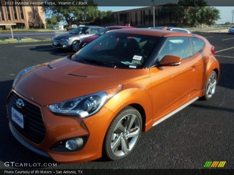 Vitamin C / Black 2013 Hyundai Veloster Turbo
