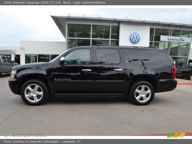 Black / Light Cashmere/Ebony 2008 Chevrolet Suburban 1500 LTZ 4x4