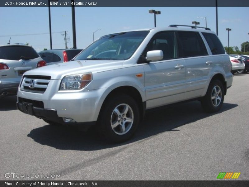 Billet Silver Metallic / Gray 2007 Honda Pilot EX-L