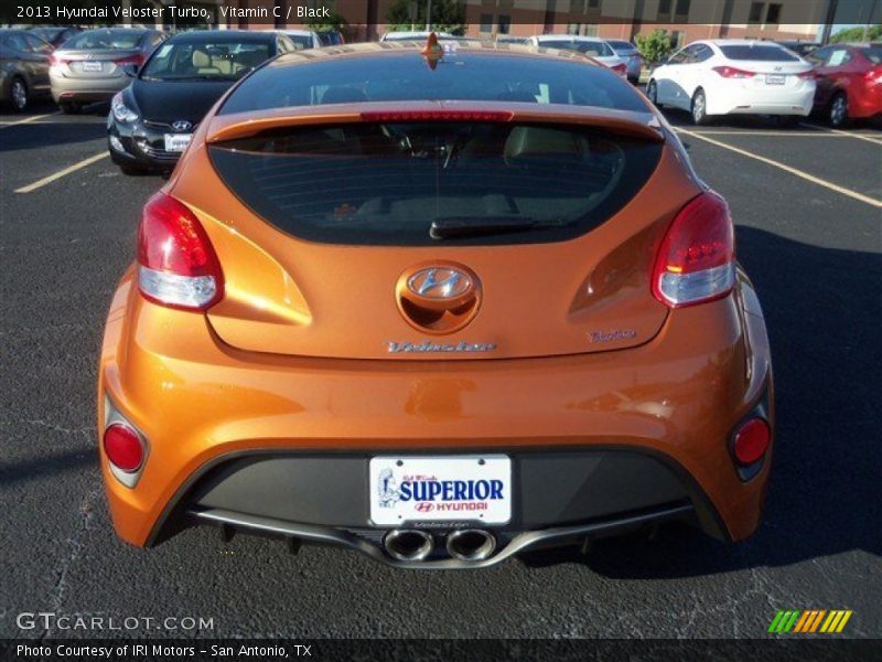 Vitamin C / Black 2013 Hyundai Veloster Turbo