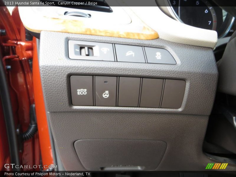 Canyon Copper / Beige 2013 Hyundai Santa Fe Sport