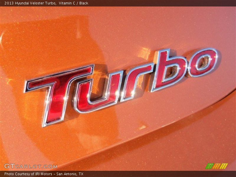 Vitamin C / Black 2013 Hyundai Veloster Turbo