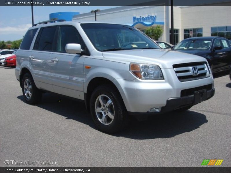 Billet Silver Metallic / Gray 2007 Honda Pilot EX-L
