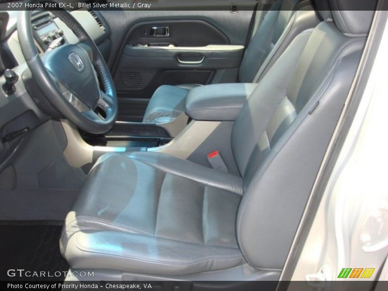 Billet Silver Metallic / Gray 2007 Honda Pilot EX-L
