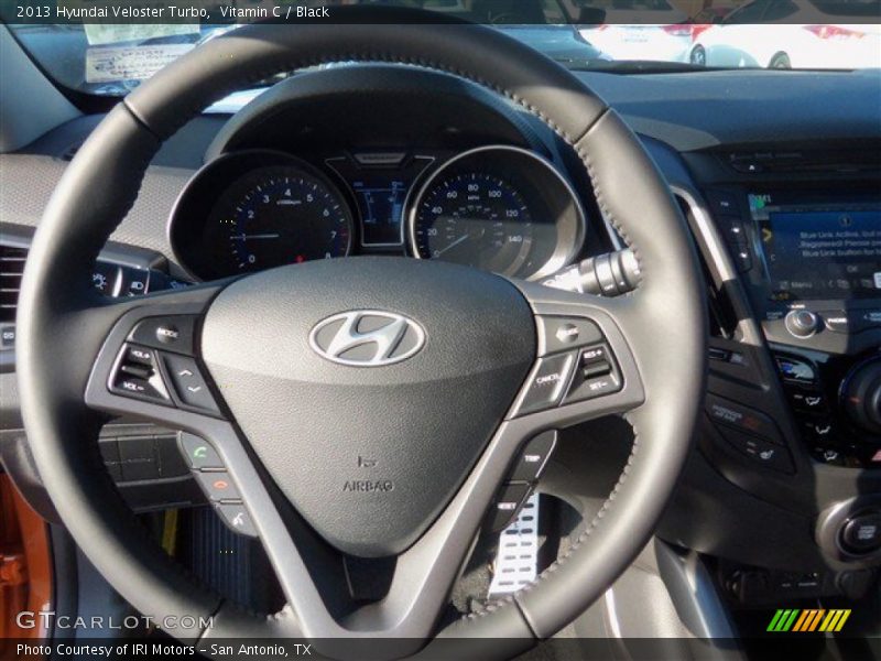 Vitamin C / Black 2013 Hyundai Veloster Turbo