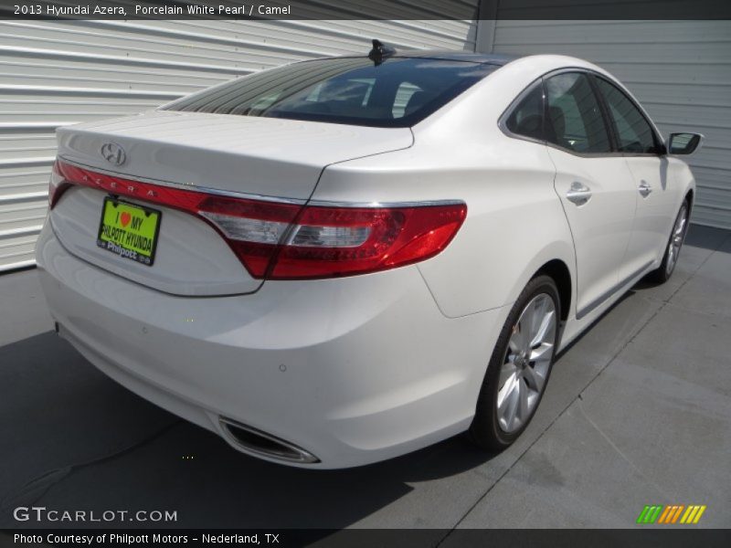 Porcelain White Pearl / Camel 2013 Hyundai Azera