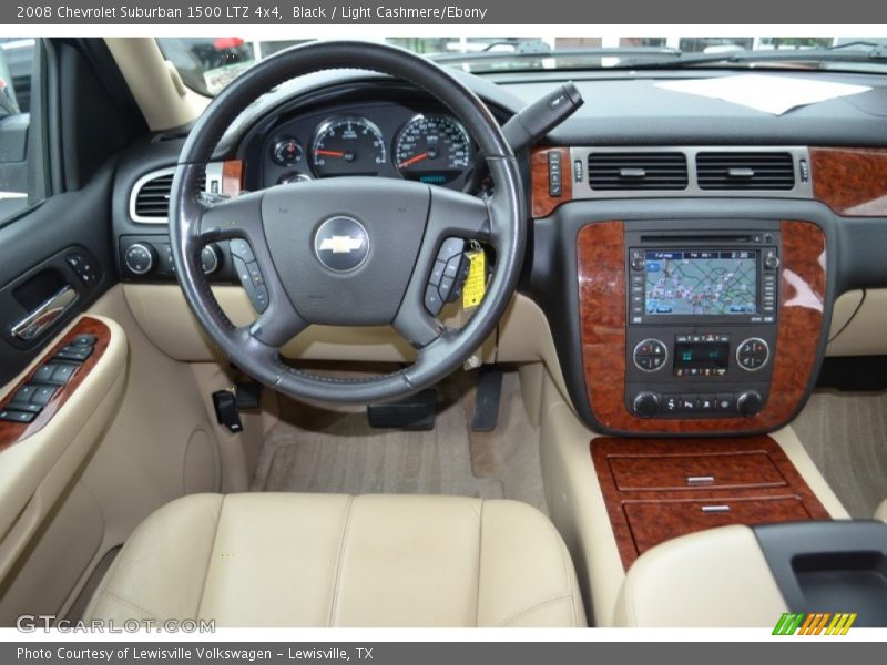 Black / Light Cashmere/Ebony 2008 Chevrolet Suburban 1500 LTZ 4x4
