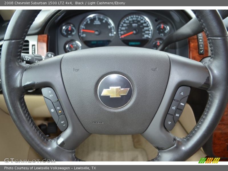 Black / Light Cashmere/Ebony 2008 Chevrolet Suburban 1500 LTZ 4x4