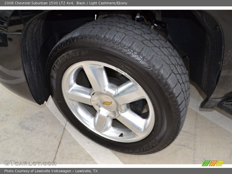 Black / Light Cashmere/Ebony 2008 Chevrolet Suburban 1500 LTZ 4x4