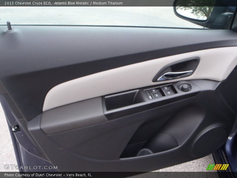 Atlantis Blue Metallic / Medium Titanium 2013 Chevrolet Cruze ECO