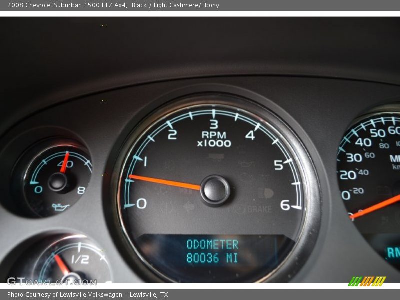 Black / Light Cashmere/Ebony 2008 Chevrolet Suburban 1500 LTZ 4x4