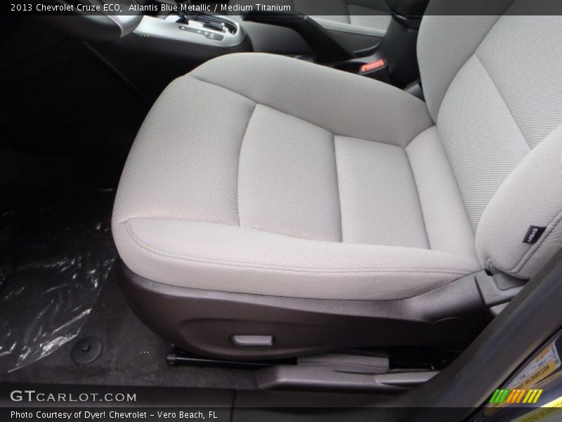 Atlantis Blue Metallic / Medium Titanium 2013 Chevrolet Cruze ECO