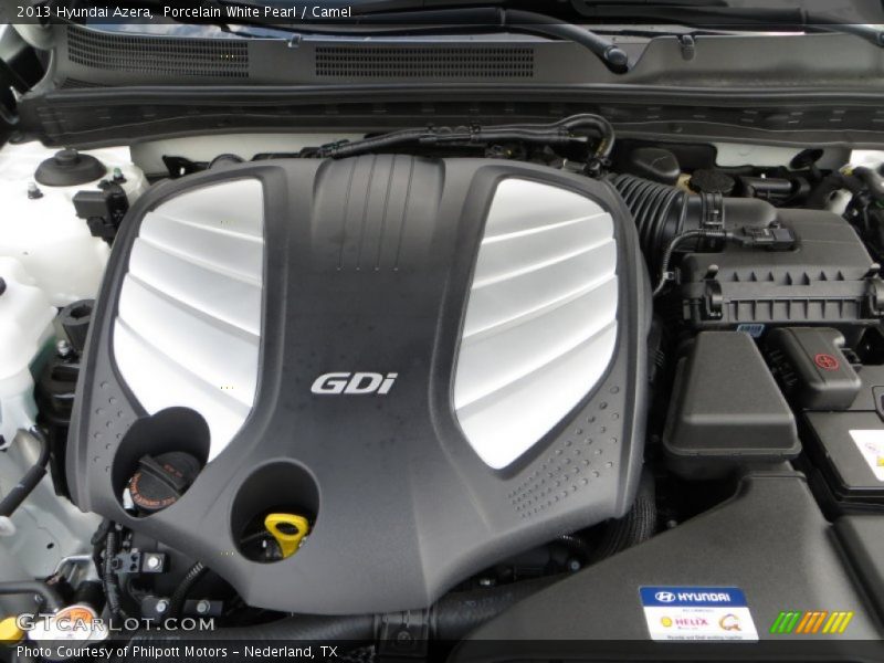 Porcelain White Pearl / Camel 2013 Hyundai Azera