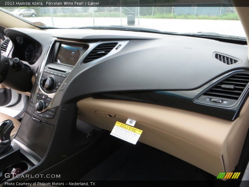 Porcelain White Pearl / Camel 2013 Hyundai Azera