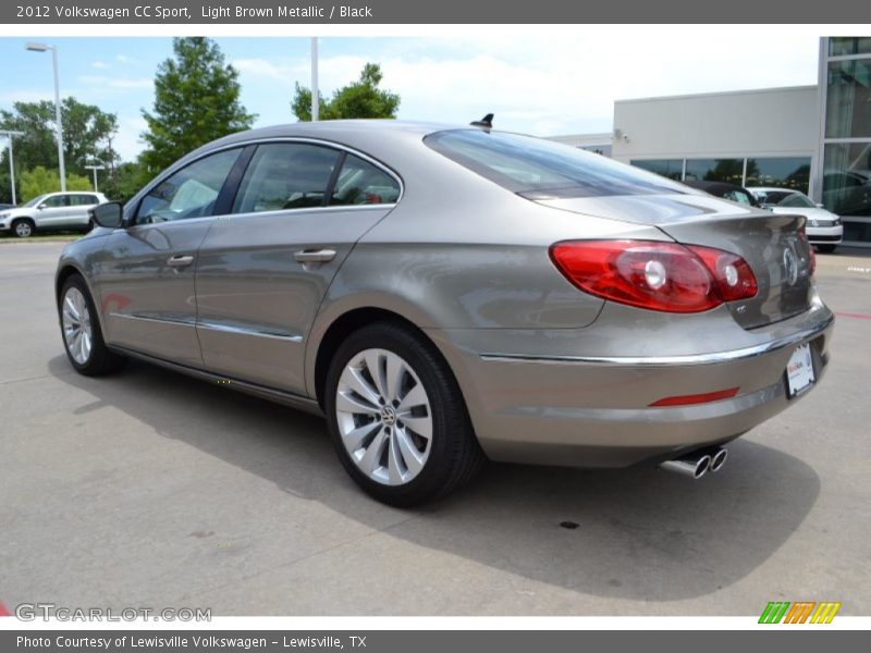 Light Brown Metallic / Black 2012 Volkswagen CC Sport