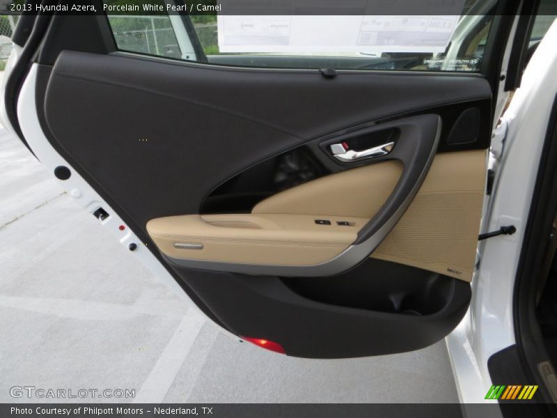 Porcelain White Pearl / Camel 2013 Hyundai Azera