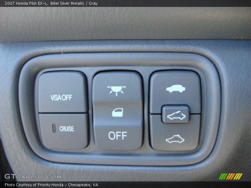 Billet Silver Metallic / Gray 2007 Honda Pilot EX-L