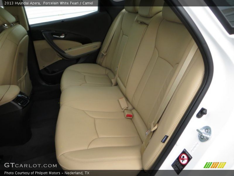 Porcelain White Pearl / Camel 2013 Hyundai Azera