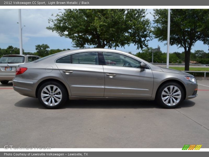 Light Brown Metallic / Black 2012 Volkswagen CC Sport