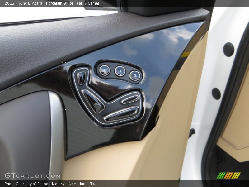 Porcelain White Pearl / Camel 2013 Hyundai Azera