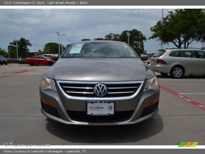 Light Brown Metallic / Black 2012 Volkswagen CC Sport