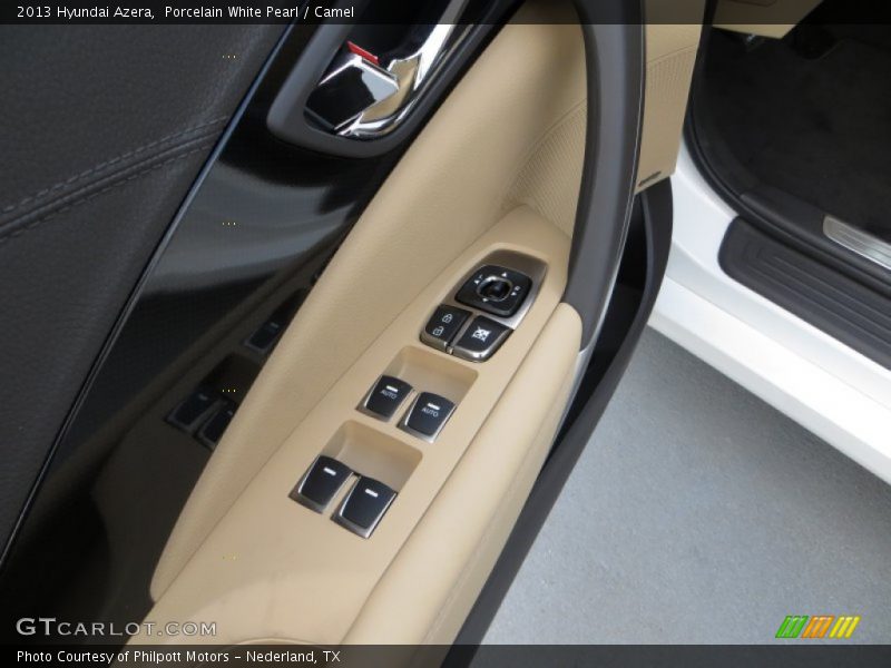 Porcelain White Pearl / Camel 2013 Hyundai Azera